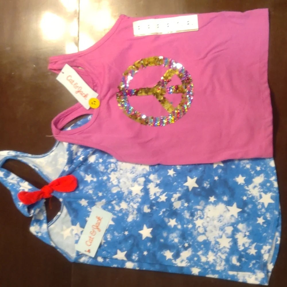 Two xs cat & jack tank tops - Picture 1 of 7